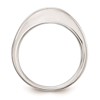 14K Weißgold Ehering mit natürlichen Diamanten