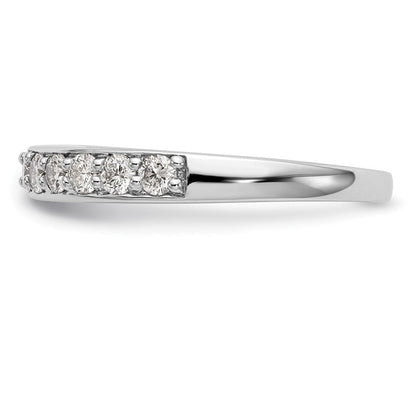 14K Weißgold Ehering mit natürlichen Diamanten