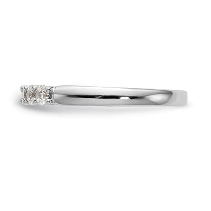 14K Weißgold Ehering mit natürlichen Diamanten