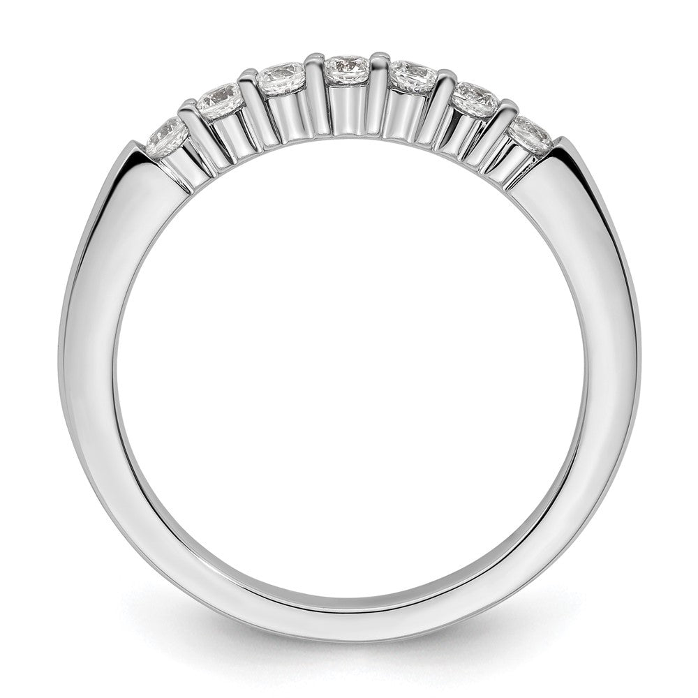 14K Weißgold Ehering mit im Labor gezüchteten Diamanten VS/SI+ G+