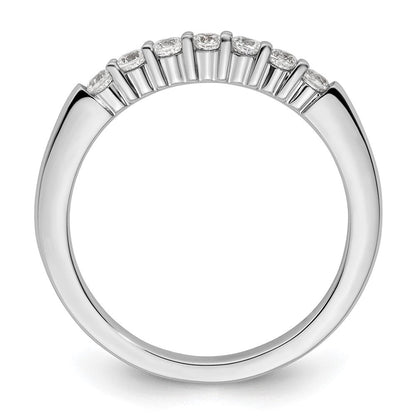 14K Weißgold Ehering mit im Labor gezüchteten Diamanten VS/SI+ G+