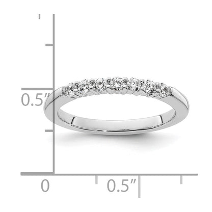 14K Weißgold Ehering mit im Labor gezüchteten Diamanten VS/SI+ G+