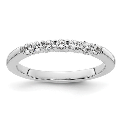 14K Weißgold Ehering mit im Labor gezüchteten Diamanten VS/SI+ G+
