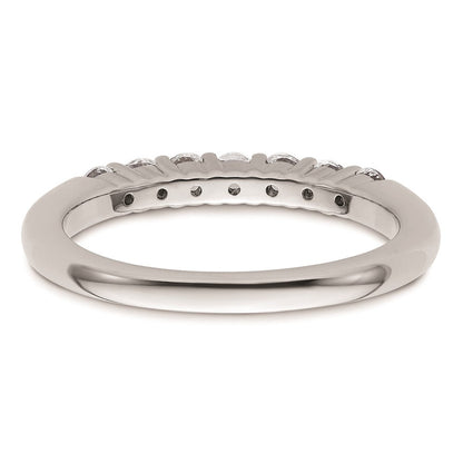 14K Weißgold Ehering mit natürlichen Diamanten