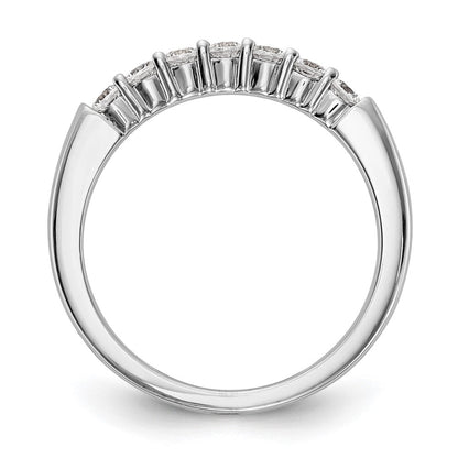 14K Weißgold Ehering mit natürlichen Diamanten