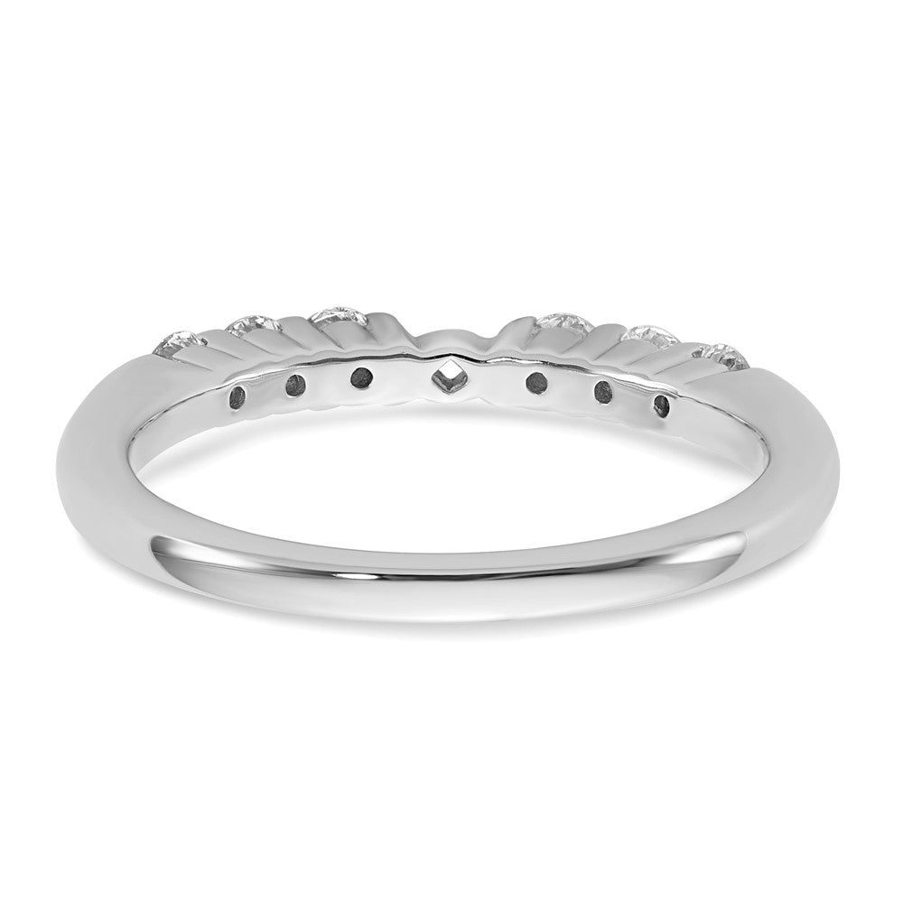 14K Weißgold Stift Set 3/8 Karat Diamant Halbfassung Verlobungsring