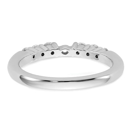 14K Weißgold Verlobungsring mit laborgezüchtetem Diamant VS/SI FGH und Krappen-Halbfassung