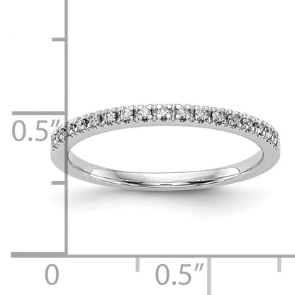 Ehering aus 14K Weißgold mit echten Diamanten