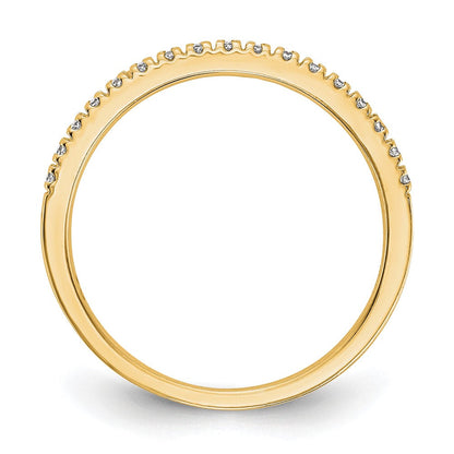 14K Gelbgold Diamant Ehering