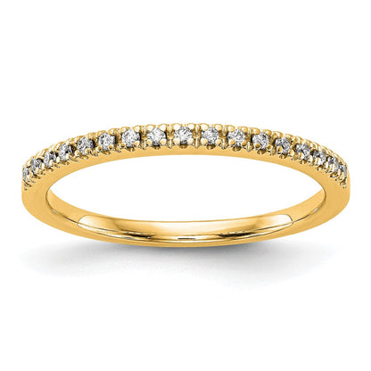 14K Gelbgold Diamant Ehering