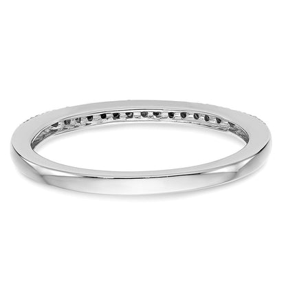 14K Weißgold Ehering mit natürlichen Diamanten