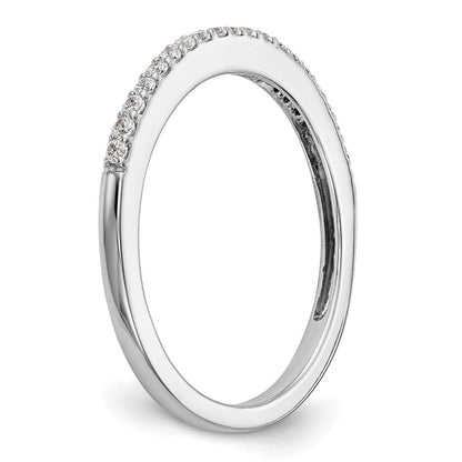 14K Weißgold Ehering mit natürlichen Diamanten
