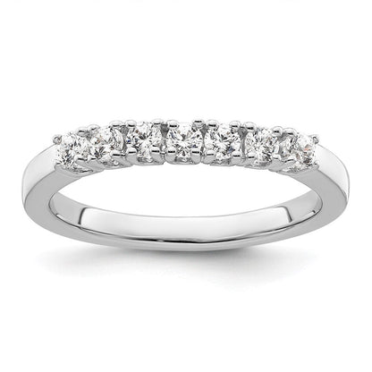 14K Weißgold Ehering mit natürlichen Diamanten