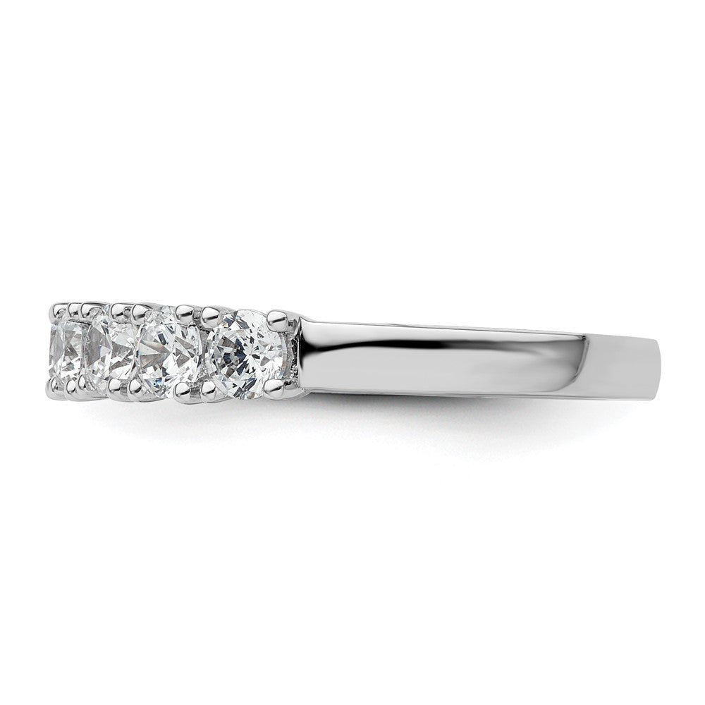 14K Weißgold Ehering mit natürlichen Diamanten