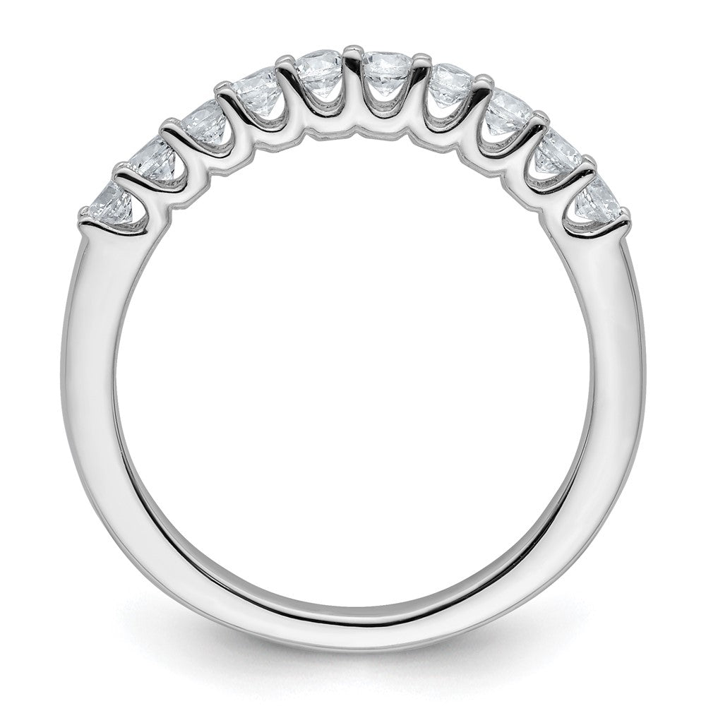 14K Weißgold Ehering mit 0,5 ct. laborgezüchteten Diamanten, VS/SI+ G+