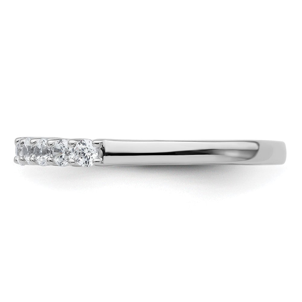 14K Weißgold Ehering mit 0,5 ct. laborgezüchteten Diamanten, VS/SI+ G+