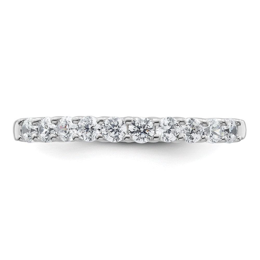 14K Weißgold Ehering mit 0,5 ct. laborgezüchteten Diamanten, VS/SI+ G+