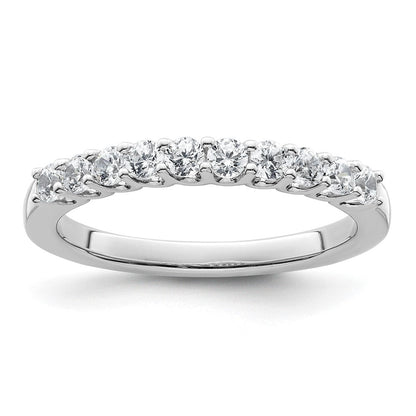 14K Weißgold Ehering mit 0,5 ct. laborgezüchteten Diamanten, VS/SI+ G+