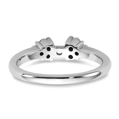 14K Weißgold Verlobungsring mit 0,25 ct. laborgezüchtetem Diamant VS/SI+ G+ in Krappenfassung