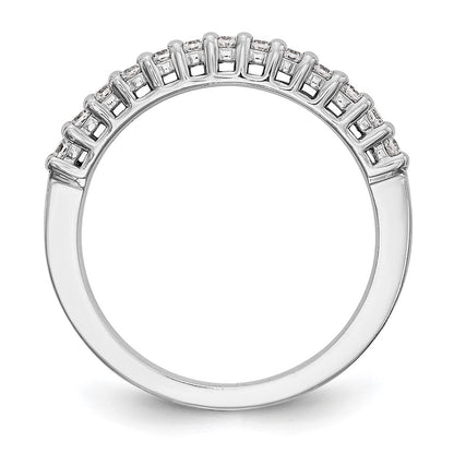 14K Weißgold Ehering mit natürlichen Diamanten