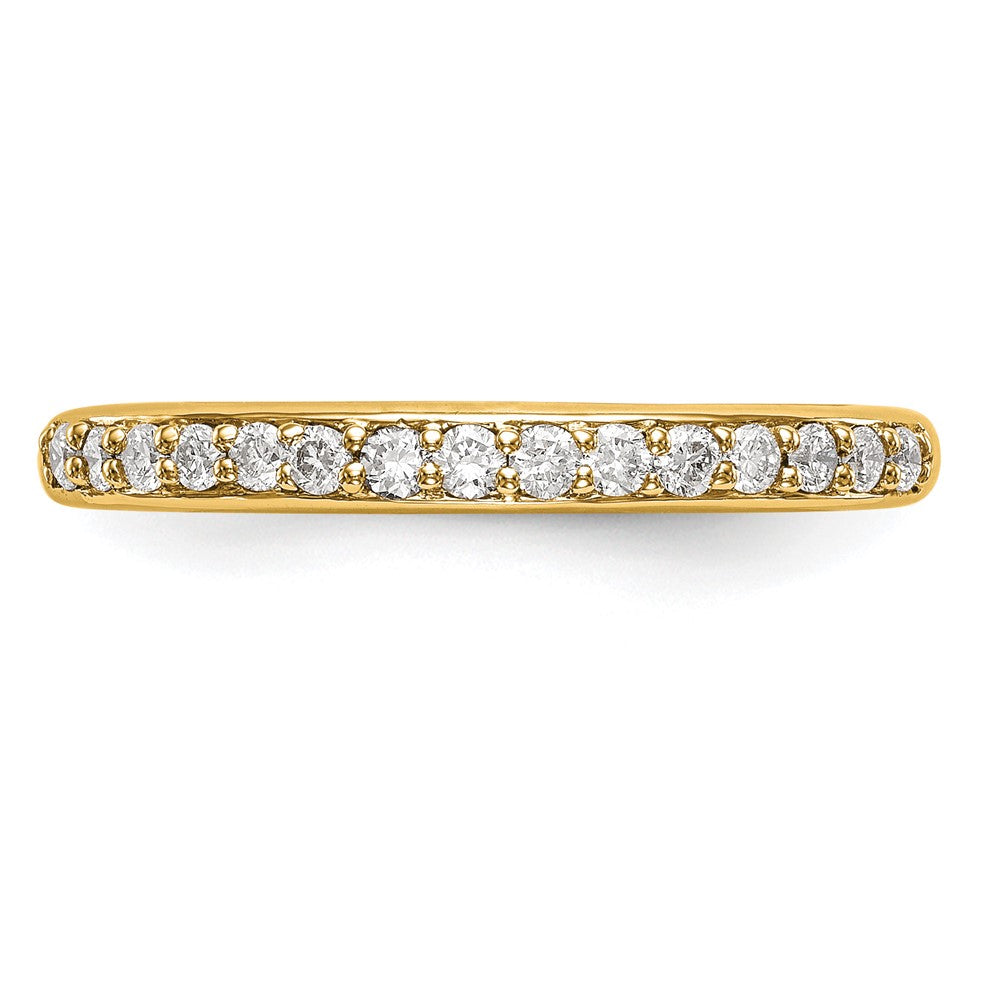 14K Gelbgold Ehering mit 0,25 ct. laborgezüchtetem Diamant VS/SI+ G+