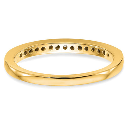 14K Gelbgold Ehering mit 0,25 ct. laborgezüchtetem Diamant VS/SI+ G+