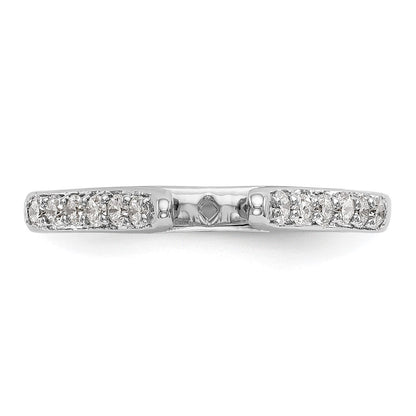 14K Weißgold Verlobungsring mit 0,25 ct. laborgezüchtetem Diamant VS/SI+ G+ in Krappenfassung