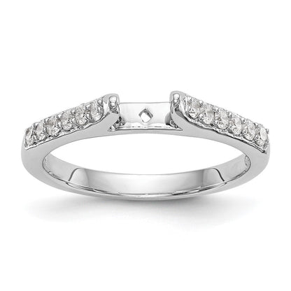 14K Weißgold Verlobungsring mit 0,25 ct. laborgezüchtetem Diamant VS/SI+ G+ in Krappenfassung