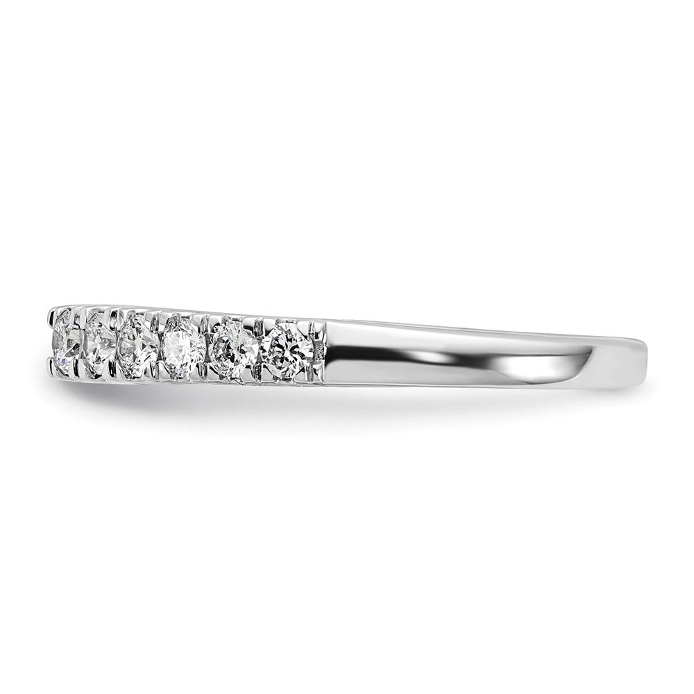 14K Weißgold Verlobungsring mit 0,5 ct. Laborgezüchteten Diamanten VS/SI+ G+ in Krappenfassung