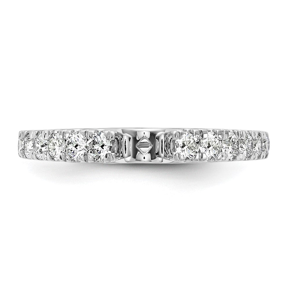 14K Weißgold Verlobungsring mit 0,5 ct. Laborgezüchteten Diamanten VS/SI+ G+ in Krappenfassung