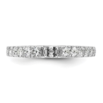 14K Weißgold Verlobungsring mit 0,5 ct. Laborgezüchteten Diamanten VS/SI+ G+ in Krappenfassung