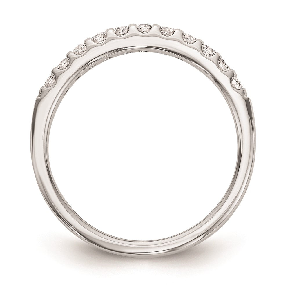14K Weißgold Verlobungsring mit natürlichen Diamanten