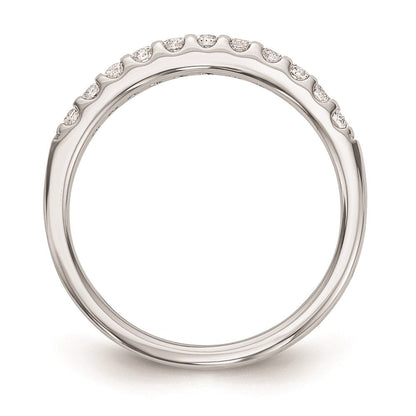 14K Weißgold Verlobungsring mit natürlichen Diamanten