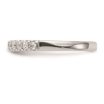 14K Weißgold Verlobungsring mit natürlichen Diamanten