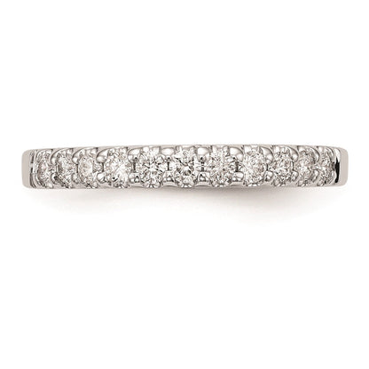 14K Weißgold Verlobungsring mit natürlichen Diamanten