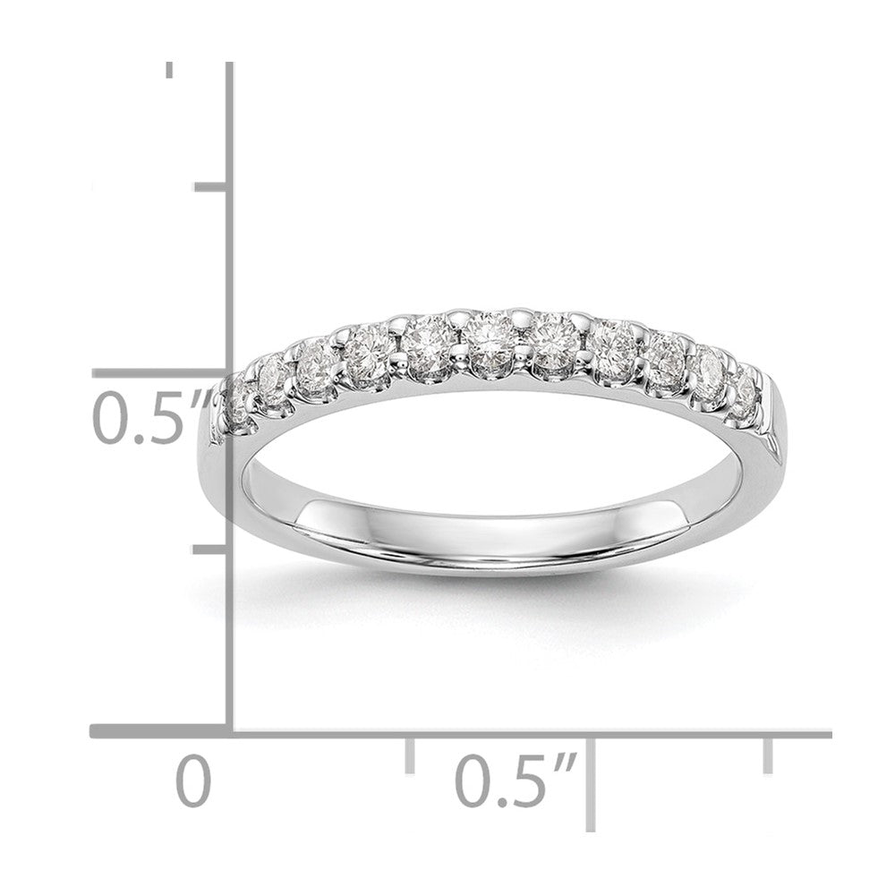 14K Weißgold Verlobungsring mit natürlichen Diamanten