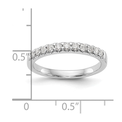14K Weißgold Verlobungsring mit natürlichen Diamanten