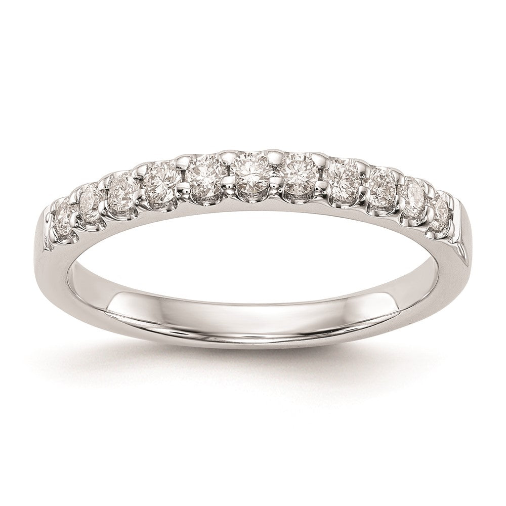 14K Weißgold Verlobungsring mit natürlichen Diamanten