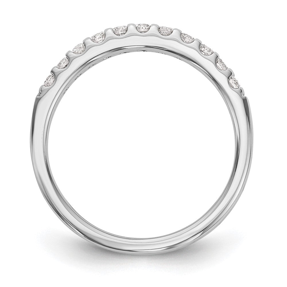 14K Weißgold Ehering mit 0,33 ct. laborgezüchtetem Diamant VS/SI+ G+