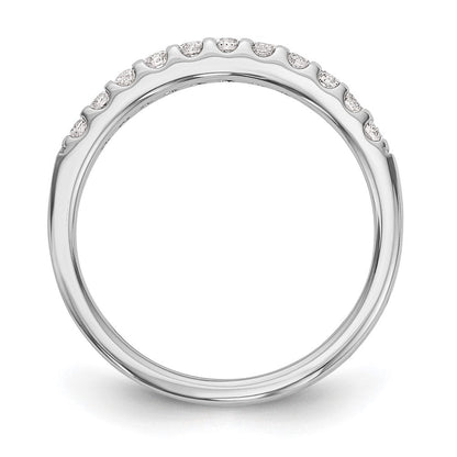 14K Weißgold Ehering mit 0,33 ct. laborgezüchtetem Diamant VS/SI+ G+