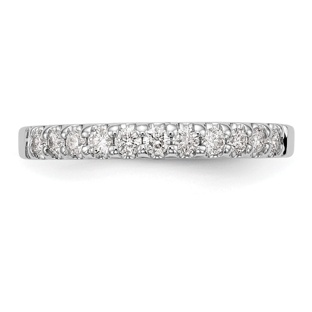 14K Weißgold Ehering mit 0,33 ct. laborgezüchtetem Diamant VS/SI+ G+