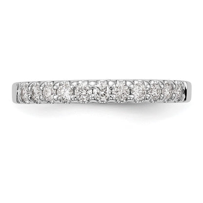 14K Weißgold Ehering mit 0,33 ct. laborgezüchtetem Diamant VS/SI+ G+