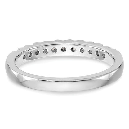 14K Weißgold Ehering mit 0,33 ct. laborgezüchtetem Diamant VS/SI+ G+