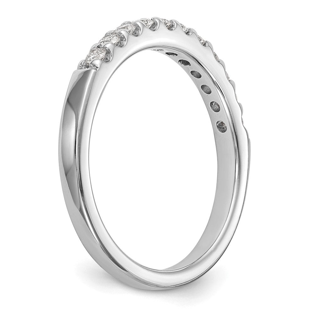 14K Weißgold Ehering mit 0,33 ct. laborgezüchtetem Diamant VS/SI+ G+