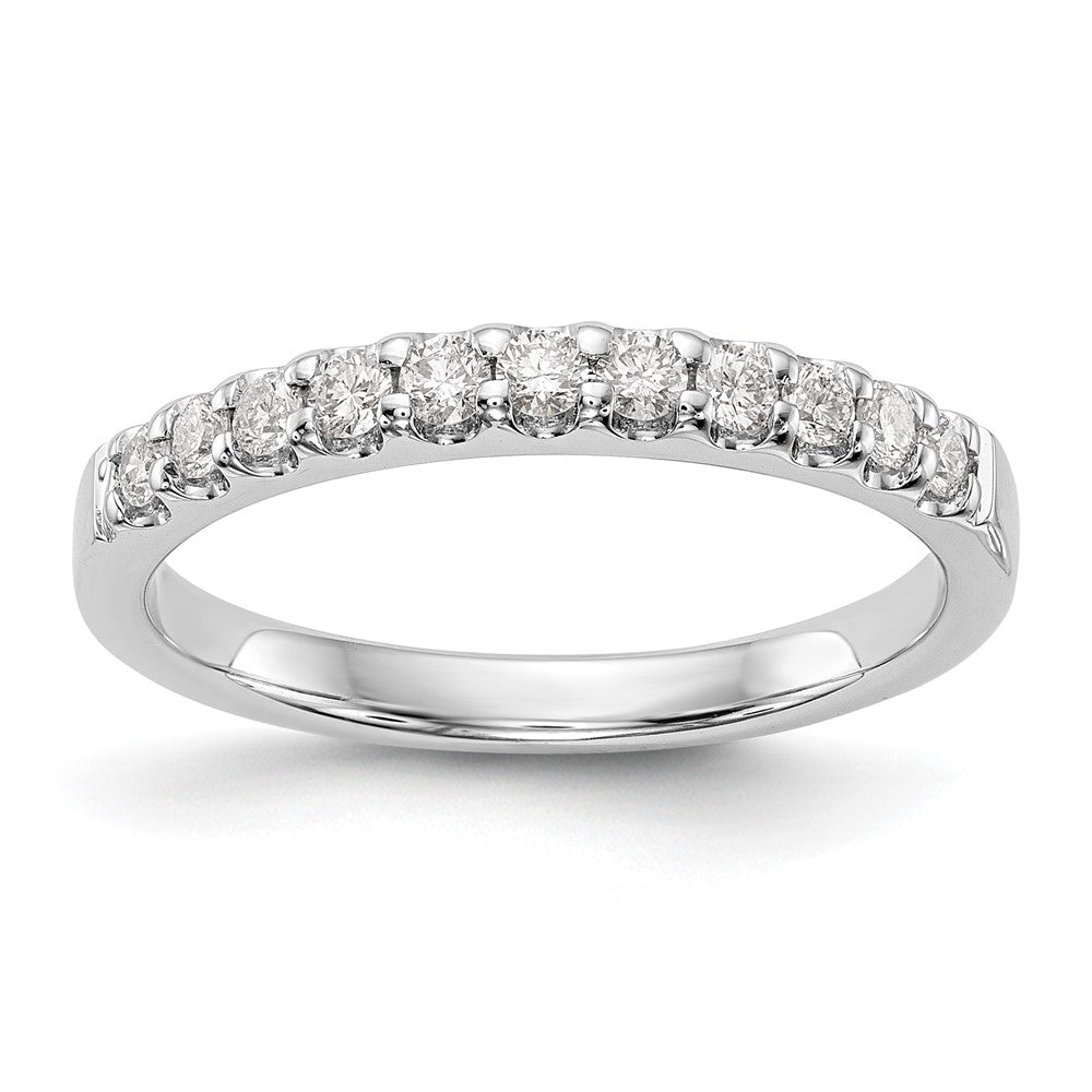 14K Weißgold Ehering mit 0,33 ct. laborgezüchtetem Diamant VS/SI+ G+