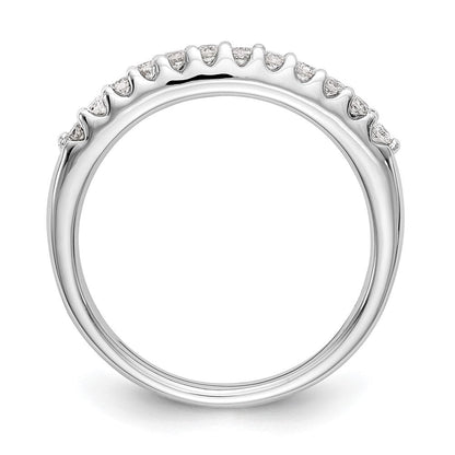 14K Weißgold Ehering mit 0,25 ct. laborgezüchtetem Diamant, VS/SI+ G+