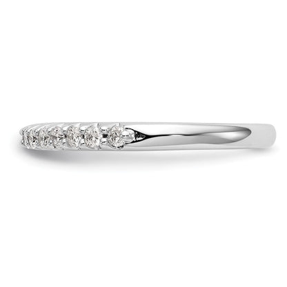 14K Weißgold Ehering mit 0,25 ct. laborgezüchtetem Diamant, VS/SI+ G+
