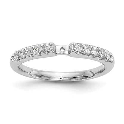 14K Weißgold Verlobungsring mit 0,25 ct. im Labor gezüchtetem Diamant VS/SI+ G+ in Krappenfassung