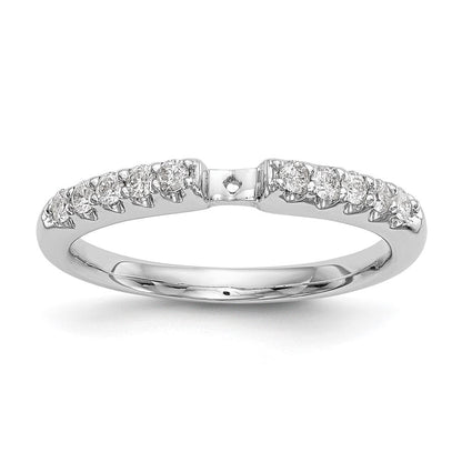 14K Weißgold Verlobungsring mit 0,25 ct. im Labor gezüchtetem Diamant VS/SI+ G+ in Krappenfassung