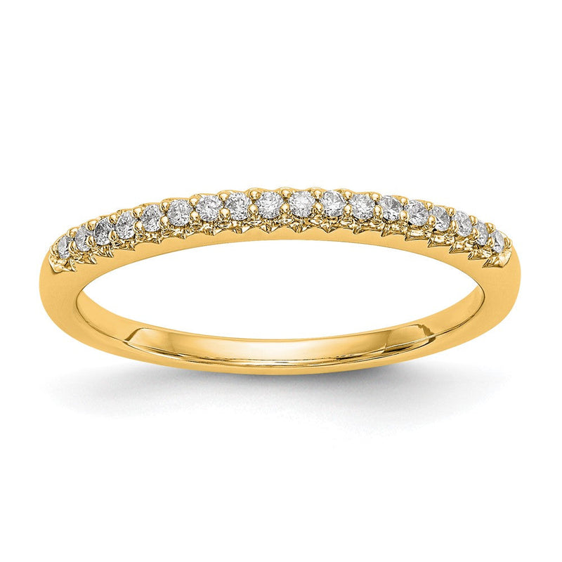 14K Gelbgold Diamant Ehering